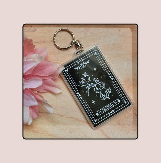 Tarot Card keychain